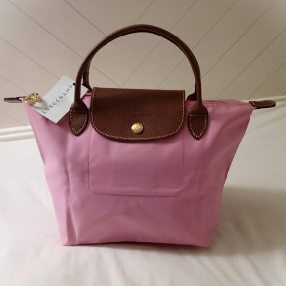 Longchamp Handbags - NWT Longchamp Le Pliage Small Pink Handbag